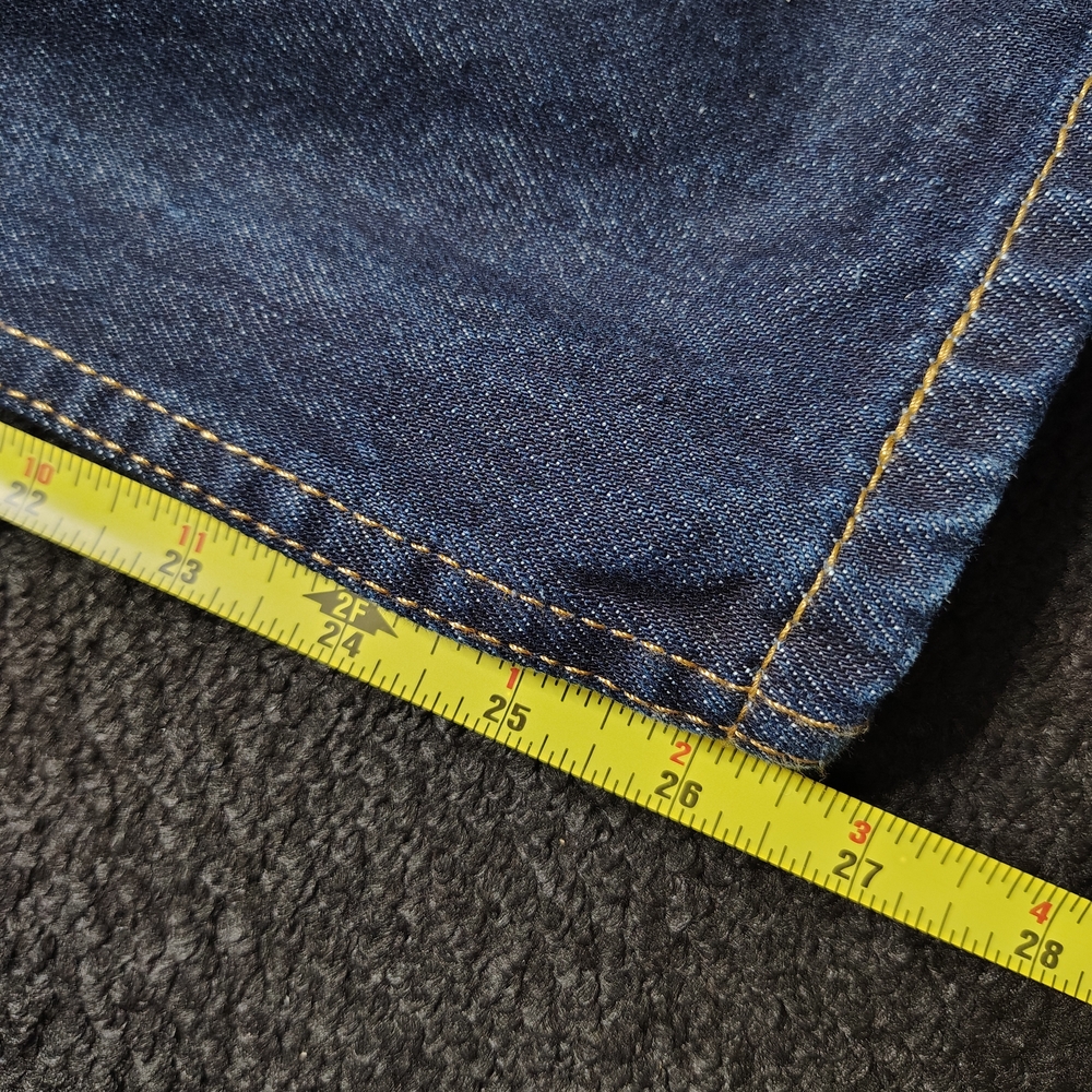 Levi's 550 Relaxed Fit Dark Blue Denim Jeans Men's Size 38x29 - Picture 10 of 10